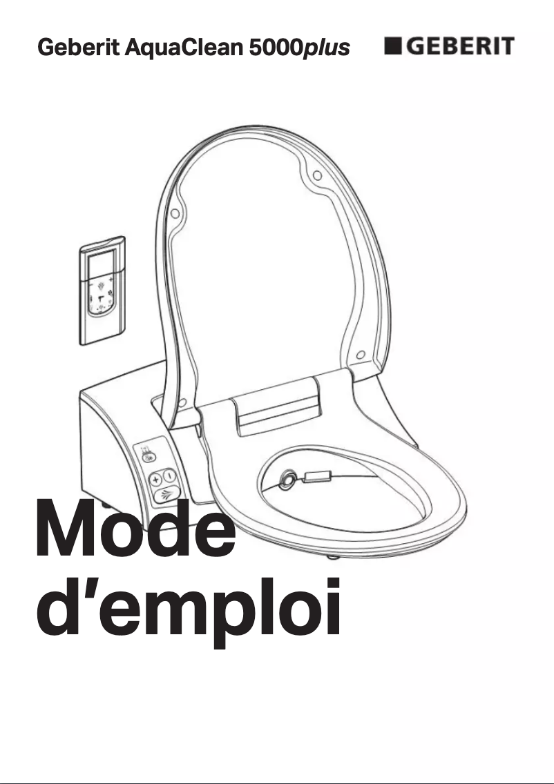 Imagen de la primera página del manual del dispositivo AquaClean 5000plus