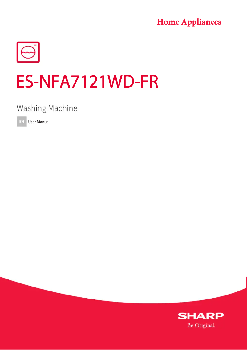 Page n°1 - Manuel utilisateur Sharp ES-NFA7121WD-FR