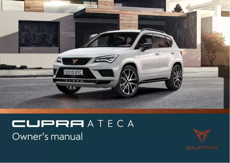 Page n°1 - Manuel utilisateur CUPRA Ateca (2018)