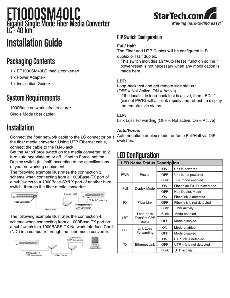 Image de la première page du manuel de l'appareil ET1000SM40LC