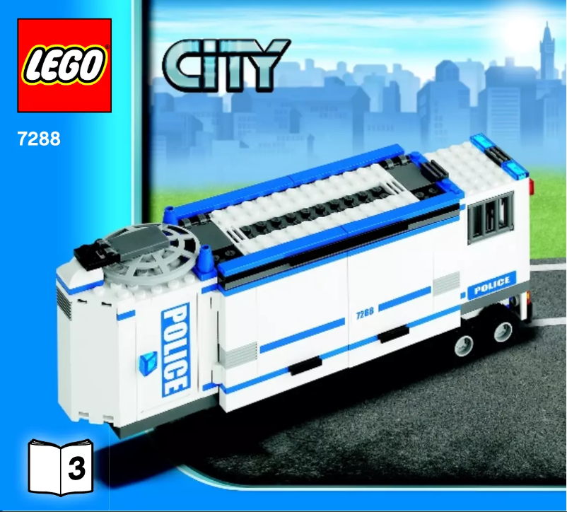 Page 1 de la notice Manuel utilisateur Lego City 7288
