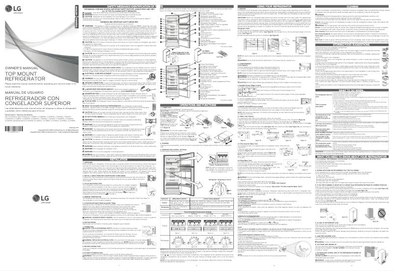 Page 1 de la notice Manuel utilisateur LG LT32WPW
