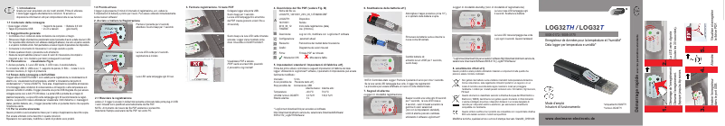 Page n°1 - Manuel utilisateur Dostmann Electronic LOG32TH