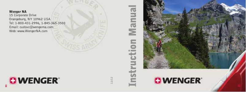 Page 1 de la notice Manuel utilisateur Wenger SwissGear Alpine Diver 70996