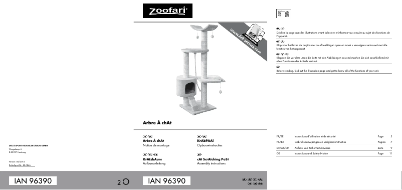 Página 1 del manual Manual de usuario Zoofari IAN 96390