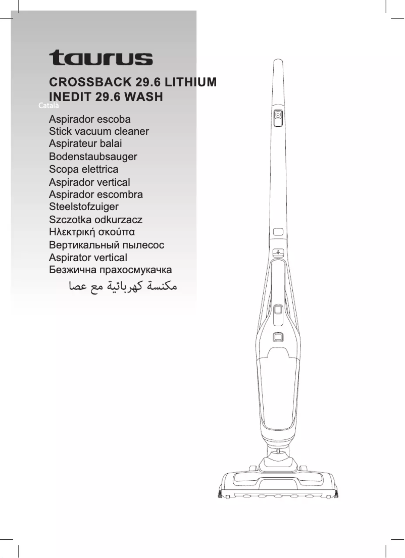 Page n°1 - Manuel utilisateur Taurus Crossback 29.6 Lithium