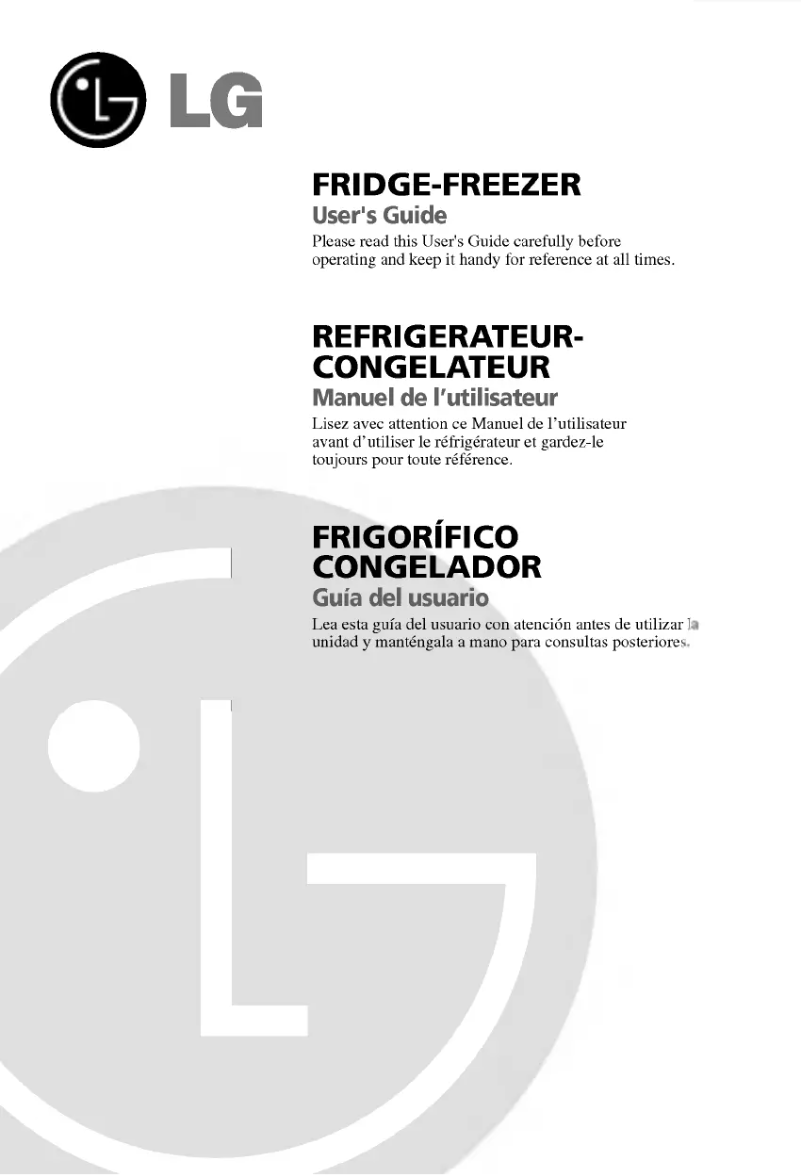 Imagen de la primera página del manual del dispositivo GR-439BLPA