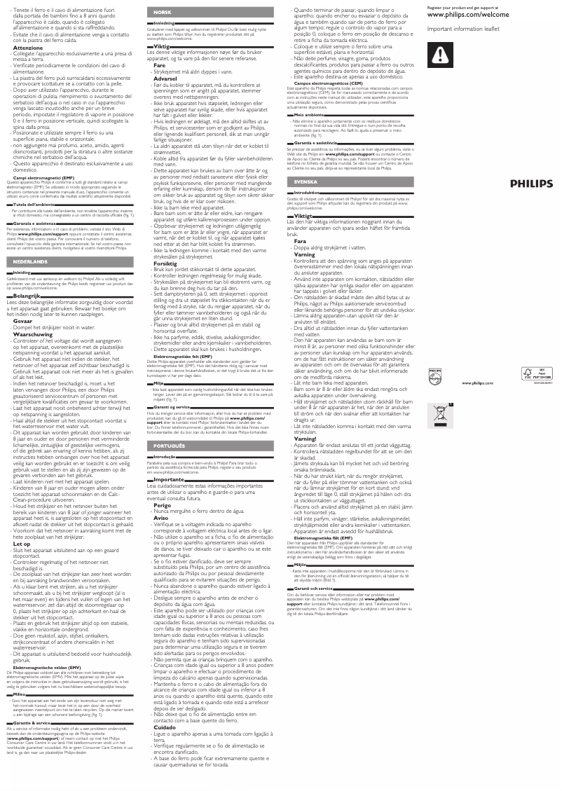 Página 1 del manual Manual de usuario Philips PowerLife GC2910