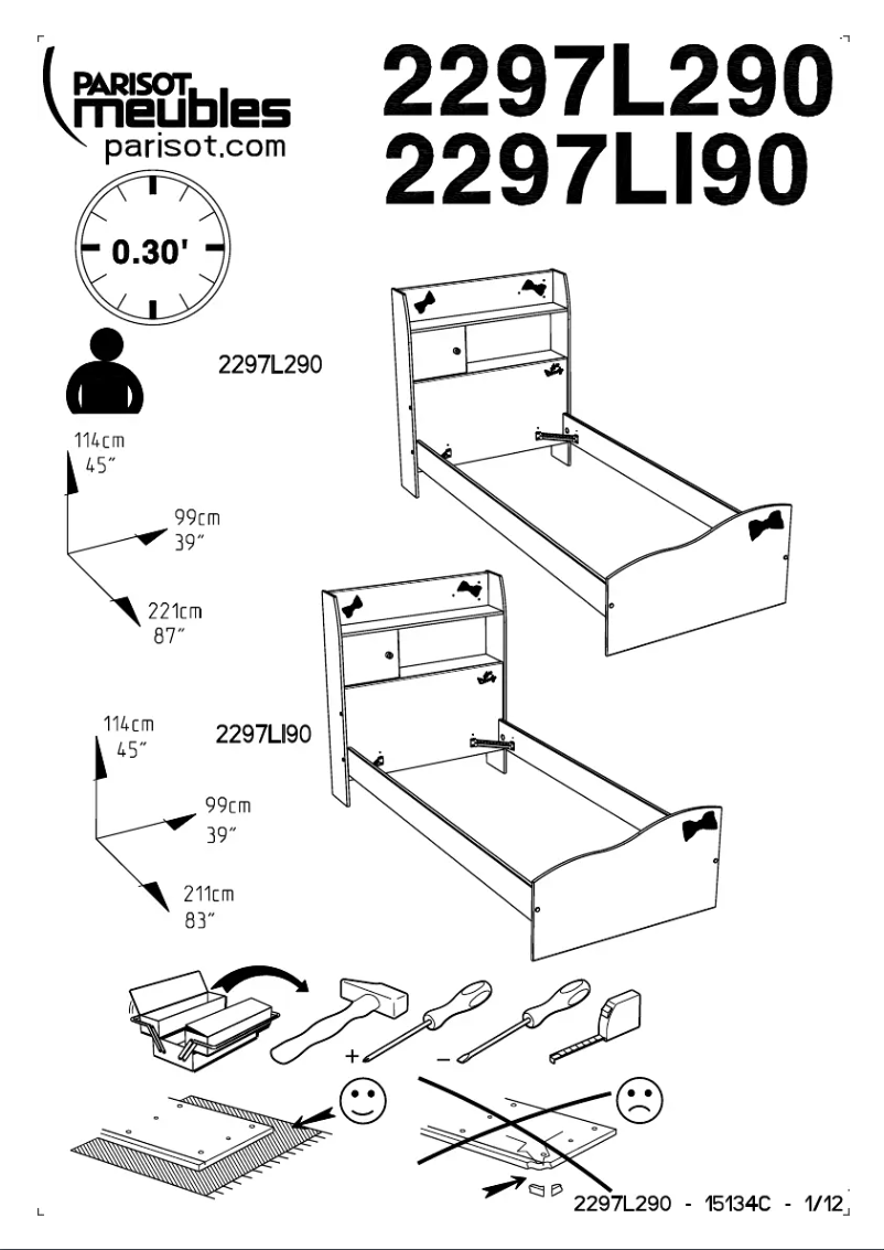 Image de la première page du manuel de l'appareil Lovely Light 2297L290