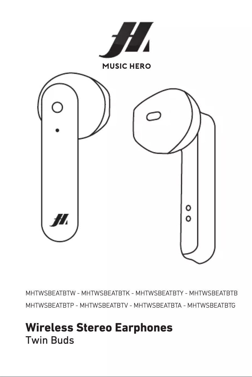 Page n°1 - Manuel utilisateur Music Hero Twin Buds