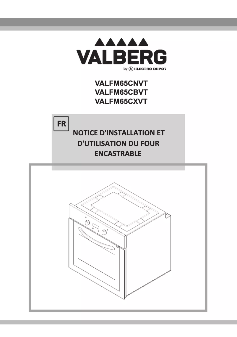 Page n°1 - Manuel utilisateur Valberg VAL FM 65C NVT