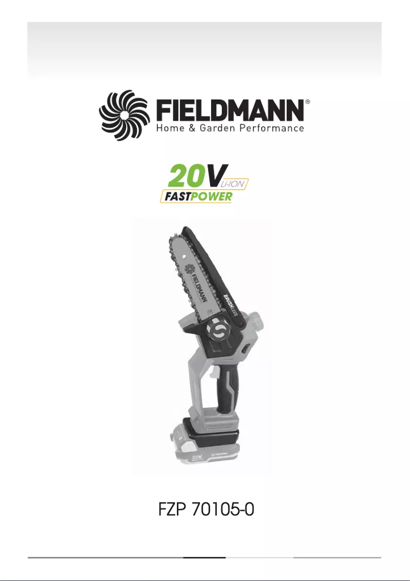 Page n°1 - Manuel utilisateur Fieldmann FZP 70105-0