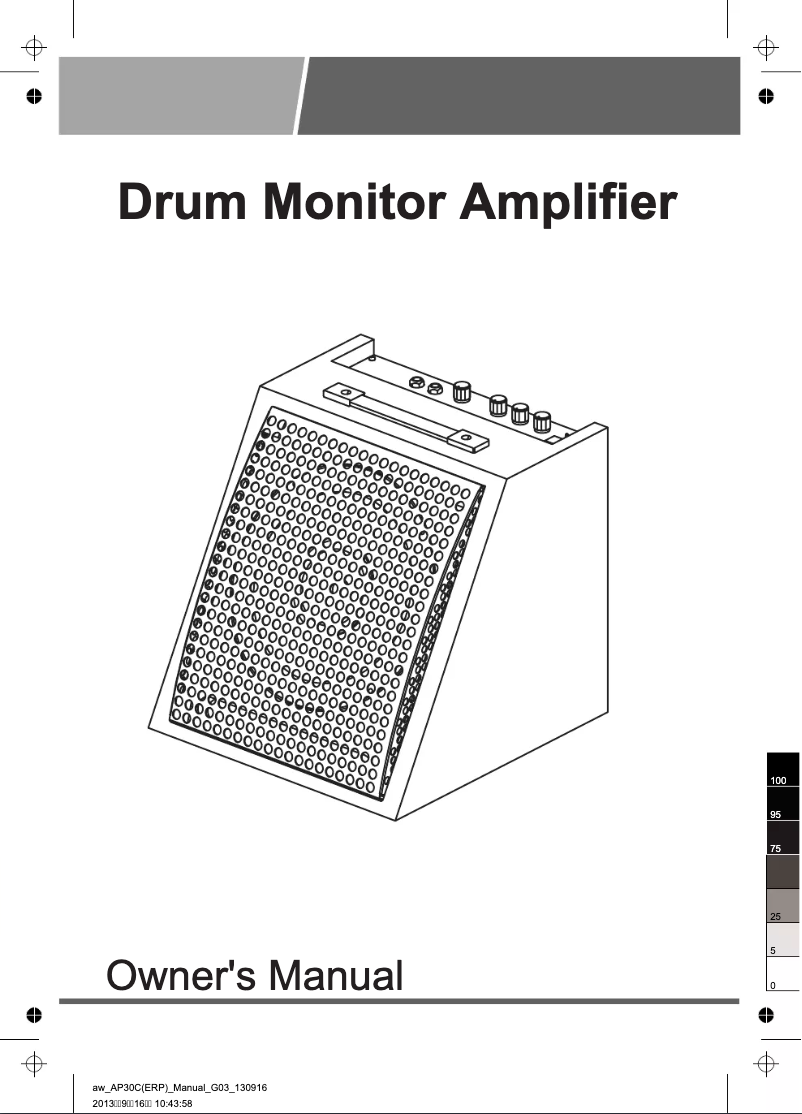 Página 1 del manual Manual de usuario Medeli AP30C