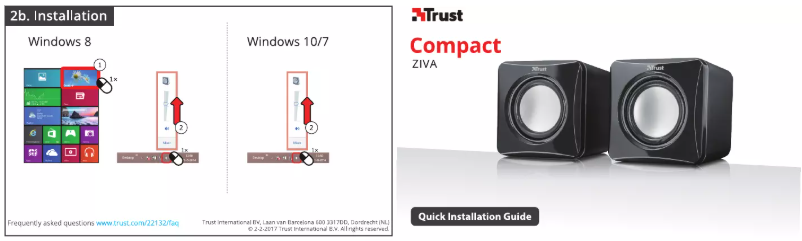Page n°1 - Manuel utilisateur Trust Compact Ziva