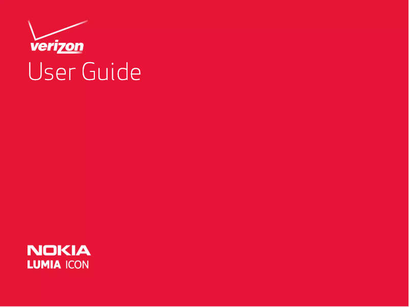 Page 1 de la notice Manuel utilisateur Nokia Lumia Icon