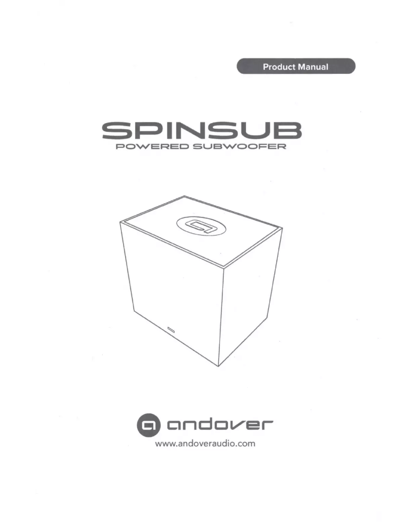 Page n°1 - Manuel utilisateur Andover SpinSub