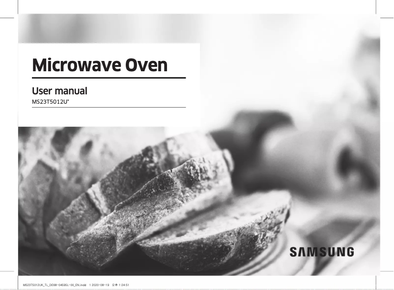 Page 1 de la notice Manuel utilisateur Samsung MS23T5012UG