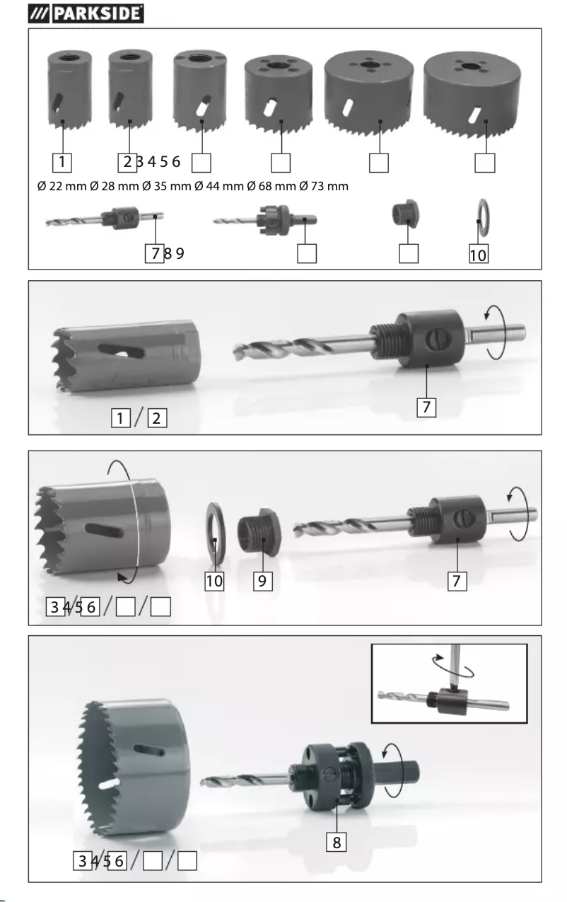 Page n°1 - Manuel utilisateur Parkside Z28396