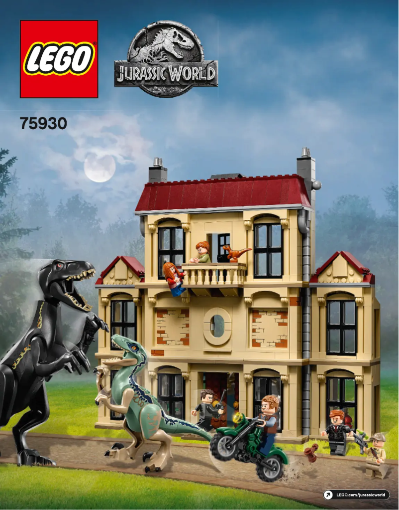 Image de la première page du manuel de l'appareil Jurassic World 75930