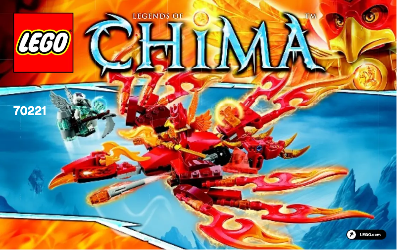 Page 1 de la notice Manuel utilisateur Lego Chima 70221