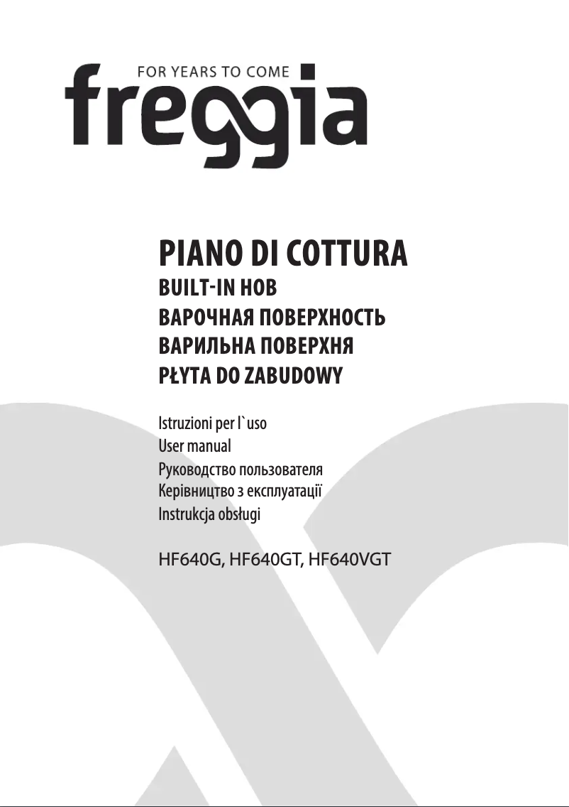 Page n°1 - Manuel utilisateur Freggia HF640VGTX