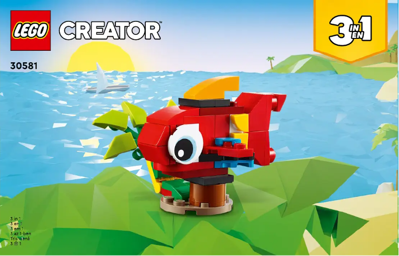 Page n°1 - Manuel utilisateur Lego Creator 30581