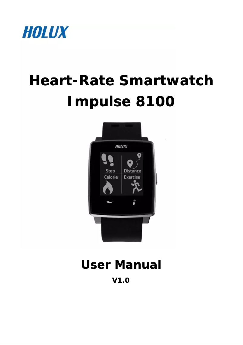 Página 1 del manual Manual de usuario Holux Impulse 8100