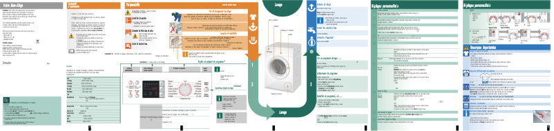Page 1 de la notice Manuel utilisateur Bosch WAQ28482FF