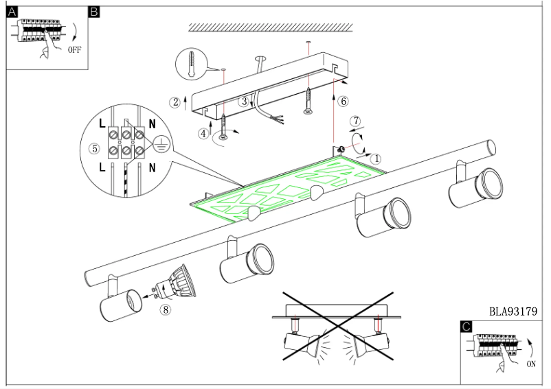 Page n°1 - Manuel utilisateur Eglo Daven 1
