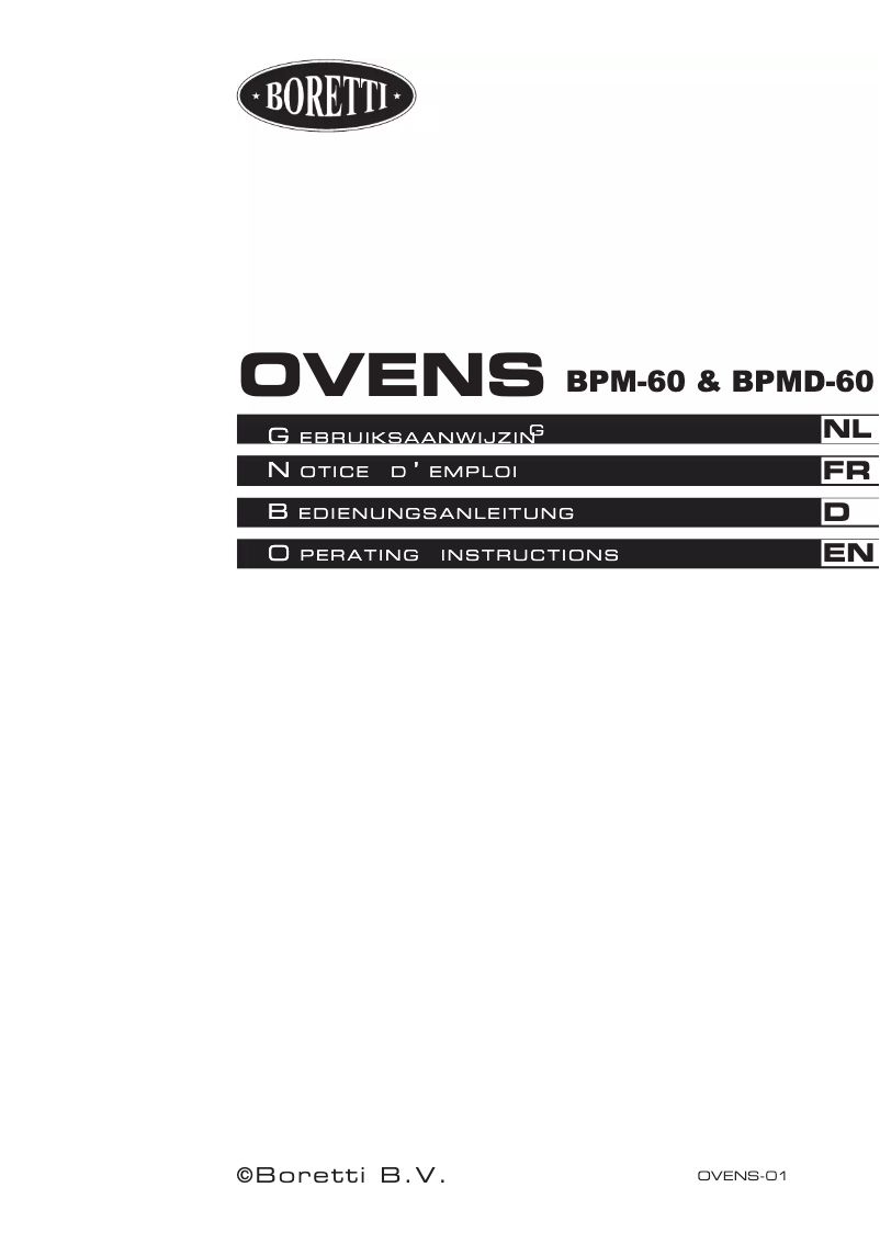 Image de la première page du manuel de l'appareil BPM60