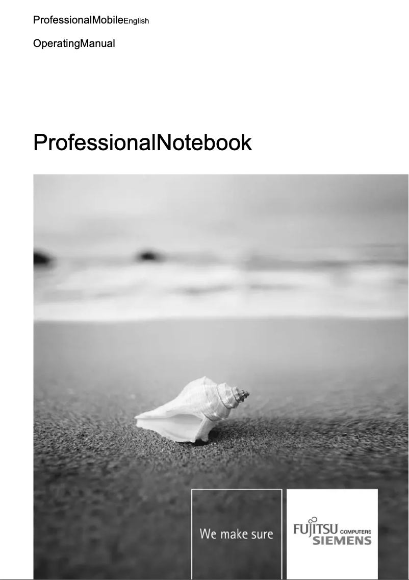 Page n°1 - Manuel utilisateur Fujitsu LifeBook E8210