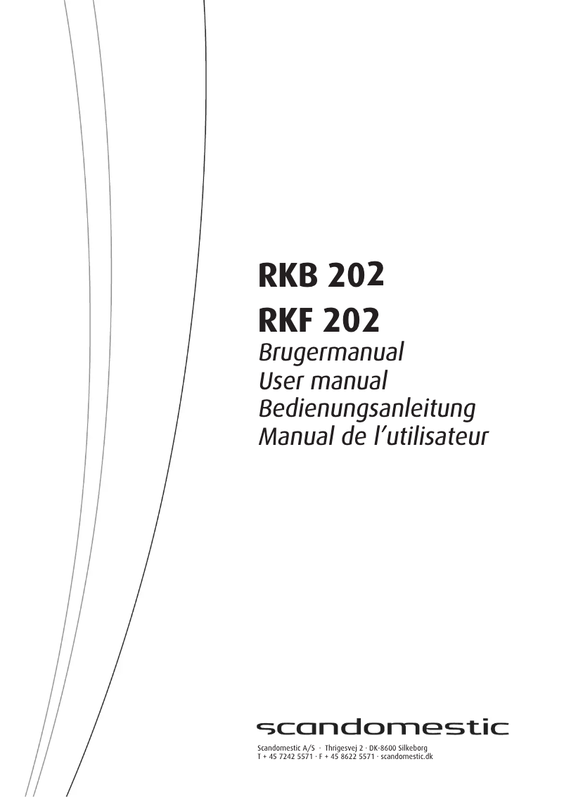 Image de la première page du manuel de l'appareil RKF 202