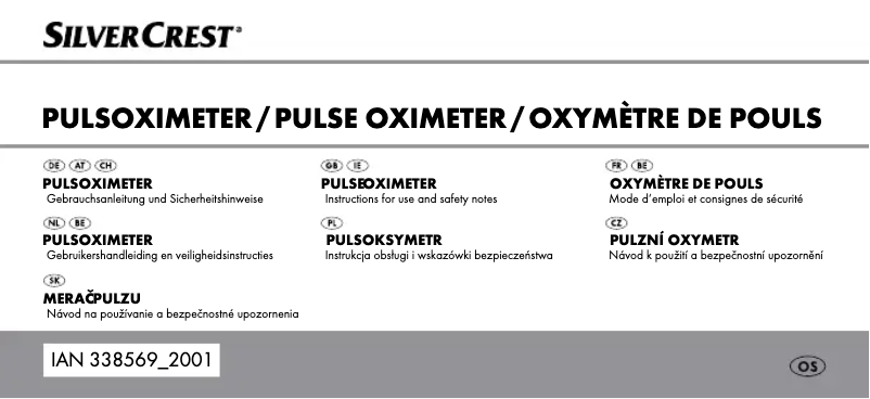 Page 1 de la notice Manuel utilisateur SilverCrest IAN 322246