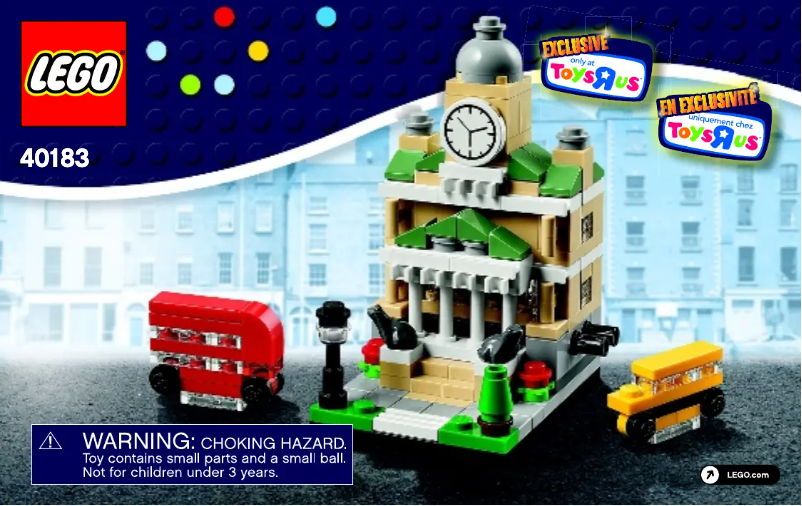 Page n°1 - Manuel utilisateur Lego Bricktober 40183