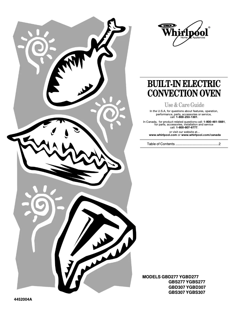 Página 1 del manual Manual de usuario Whirlpool GBS307PDQ