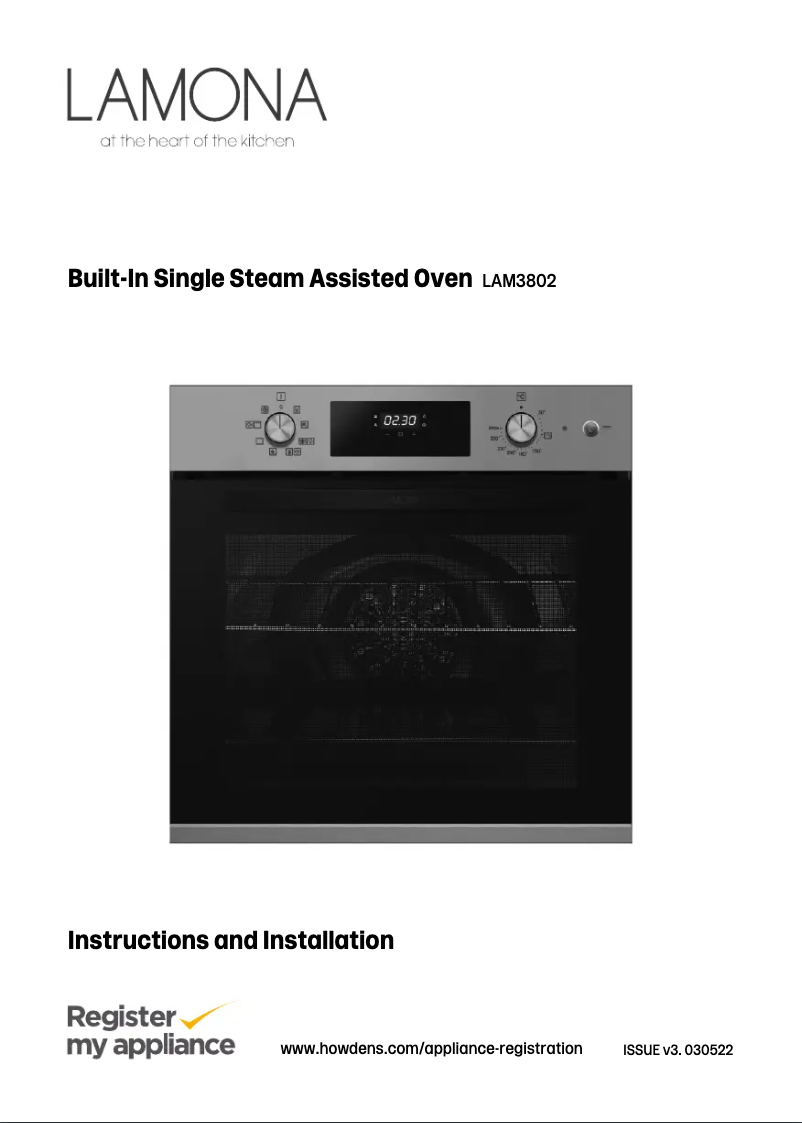 Image de la première page du manuel de l'appareil LAM3802