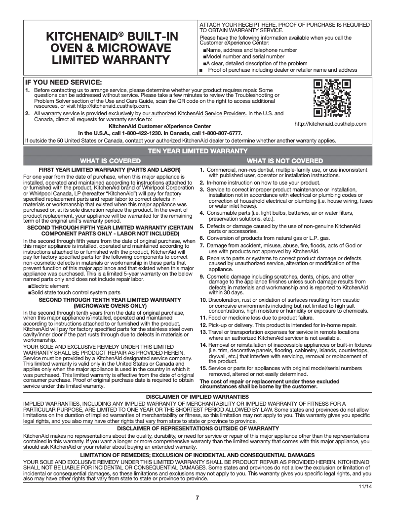 Image de la première page du manuel de l'appareil KMHC319EBS