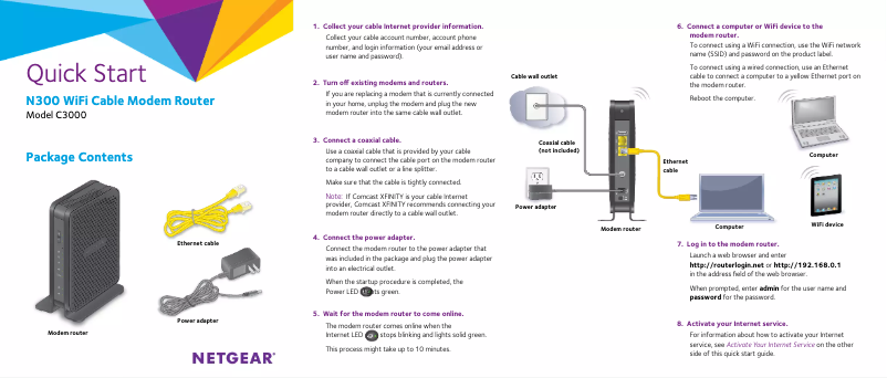 Image de la première page du manuel de l'appareil C3000