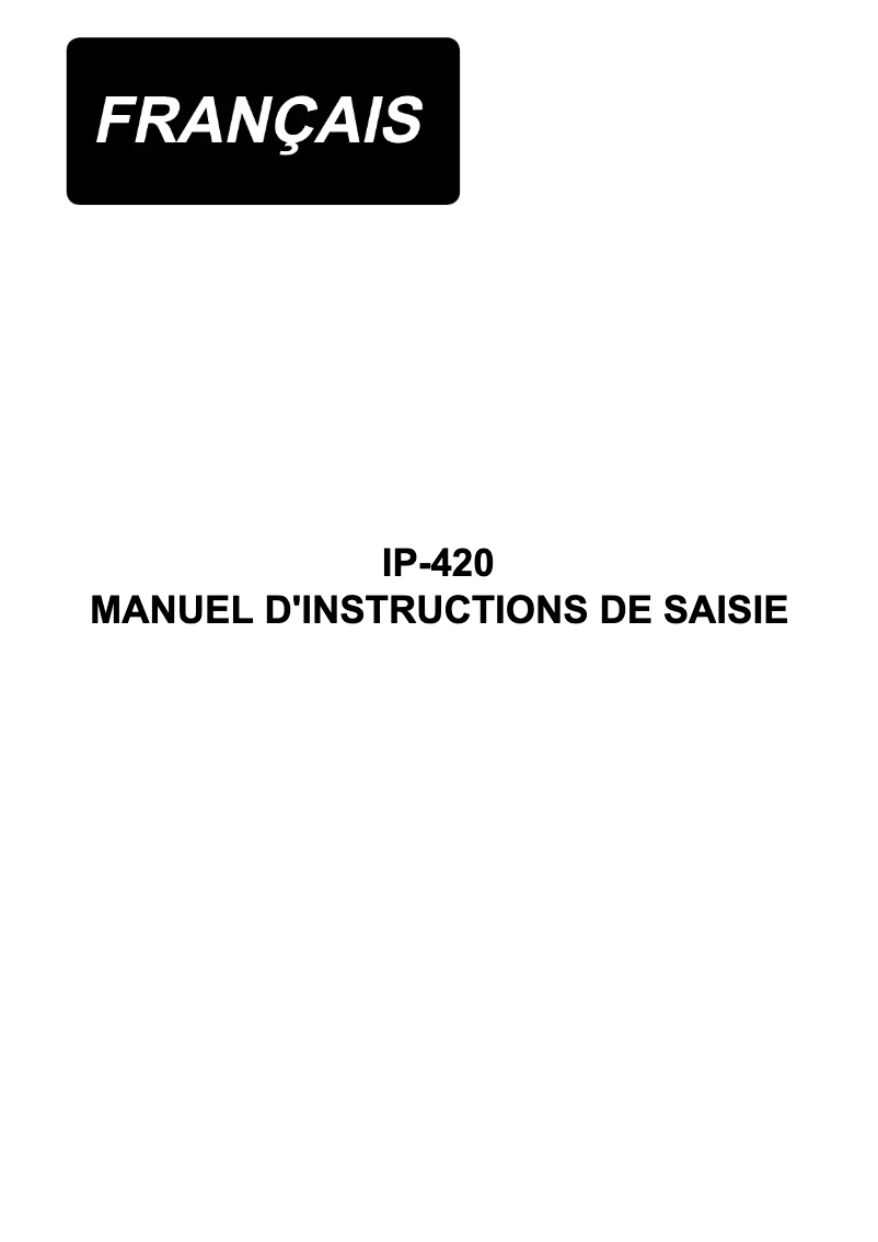 Page 1 de la notice Manuel utilisateur Juki AMS-210ENHL1306