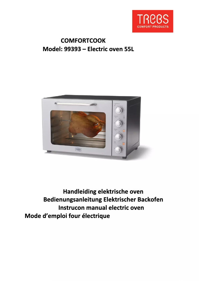 Page n°1 - Manuel utilisateur Trebs Comfortcook 99393