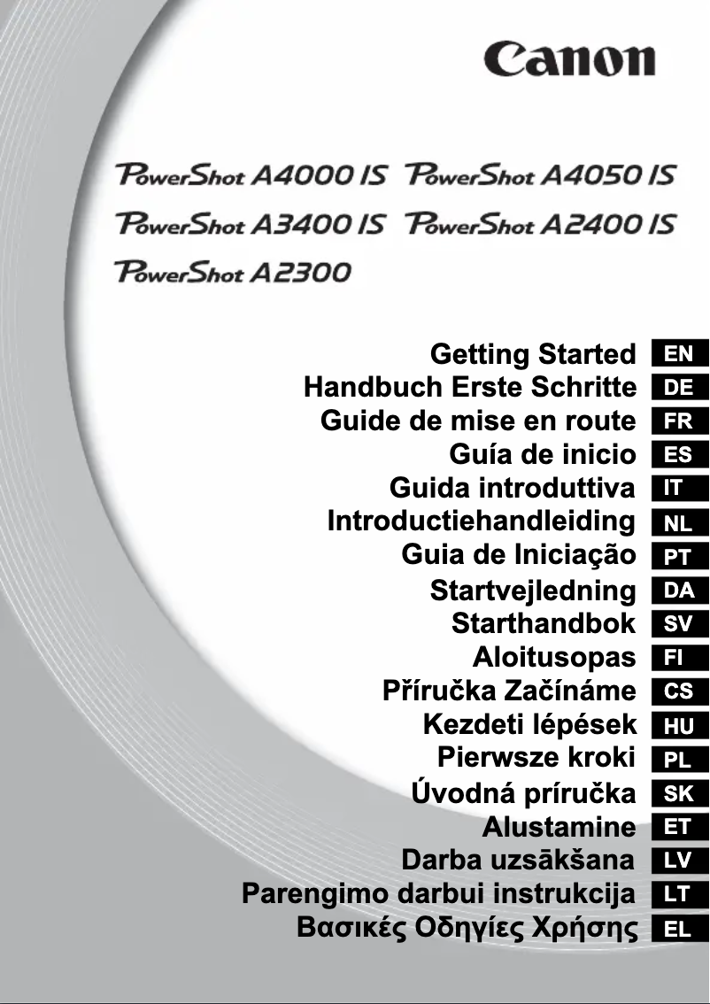 Página 1 del manual Manual de usuario Canon PowerShot A4000 IS