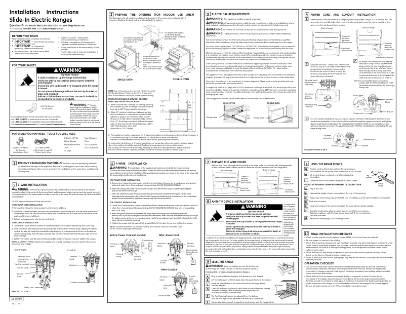 Page n°1 - Manuel utilisateur GE Profile PHS920SFSS