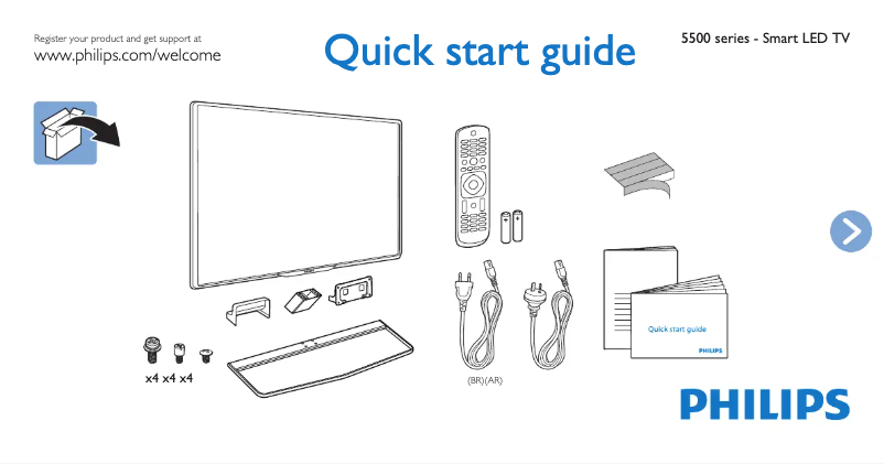 Image de la première page du manuel de l'appareil 5000 series 32PFG5509