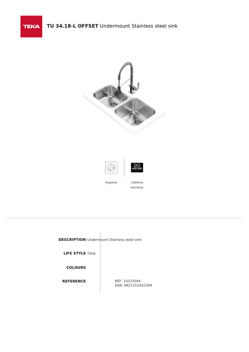 Image de la première page du manuel de l'appareil TU 34.18-L