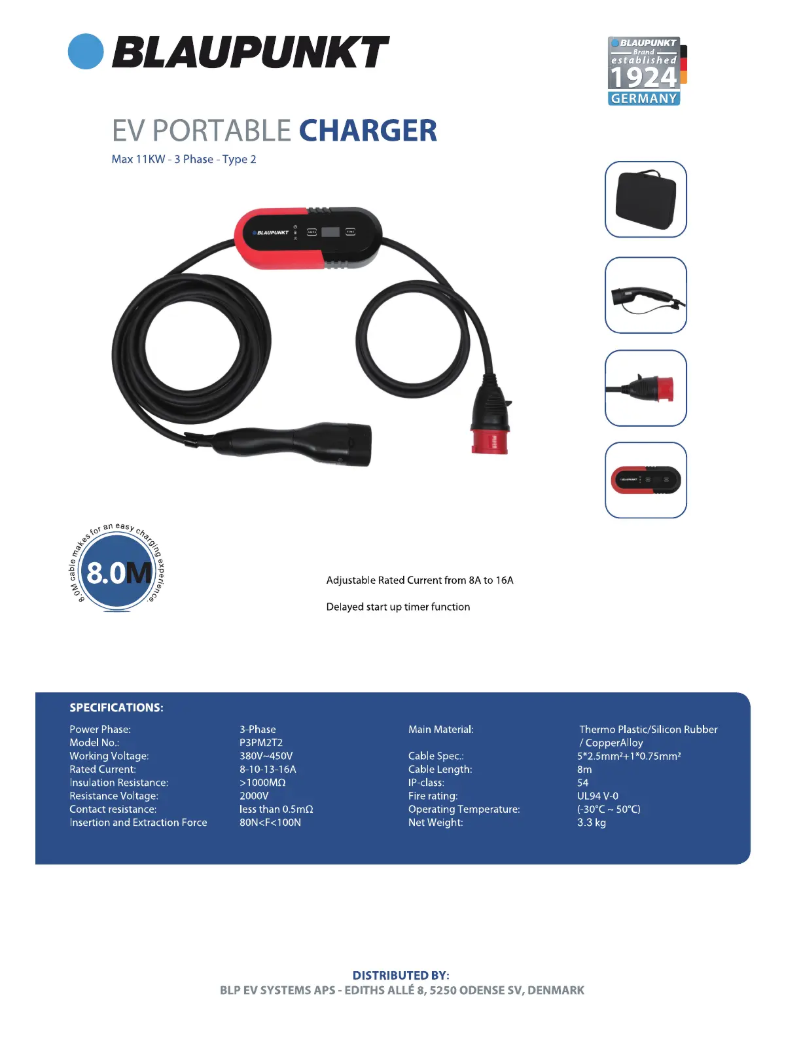 Page n°1 - Fiche technique Blaupunkt P3PM2T2