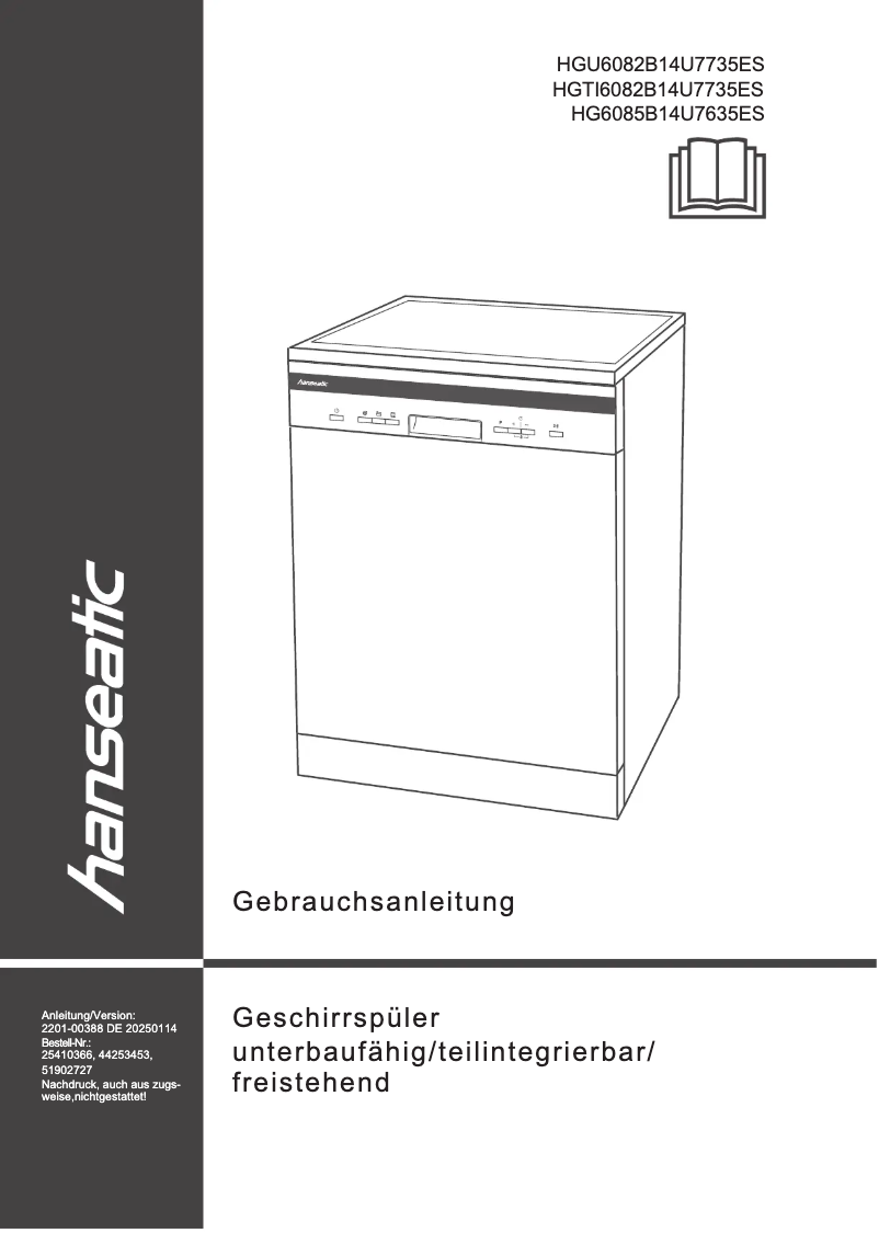 Imagen de la primera página del manual del dispositivo HG6085B14U7635ES