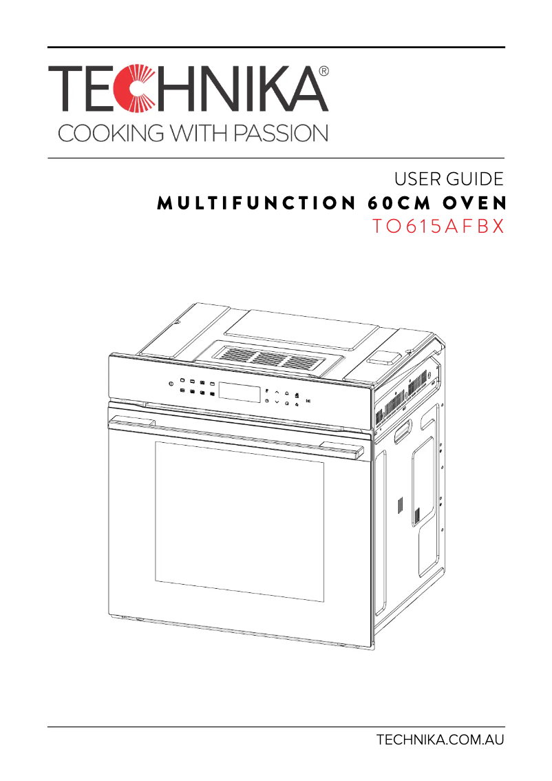 Page 1 de la notice Manuel utilisateur Technika TO615AFBX