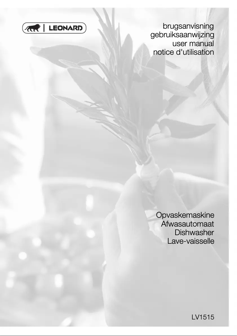 Image de la première page du manuel de l'appareil LV1515