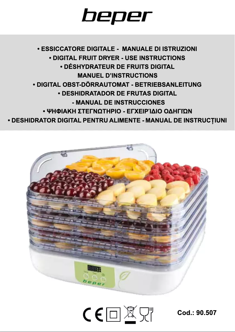 Page 1 de la notice Manuel utilisateur Beper 90.507