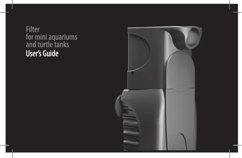 Page 1 de la notice Manuel utilisateur Hydor Filter